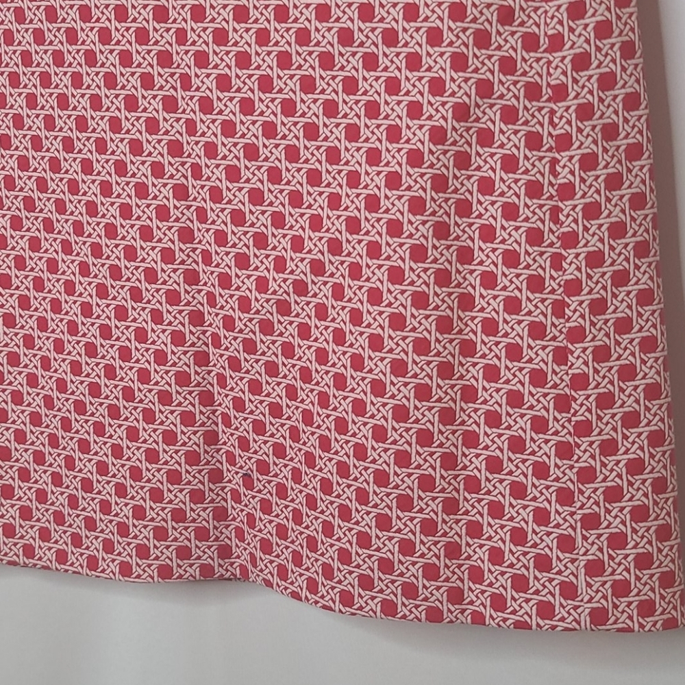 NWT Talbots A-line red white skirt sz 2P petite - Picture 2 of 5